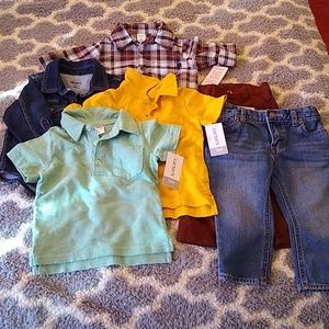 6 pieces, NWT boys clothes